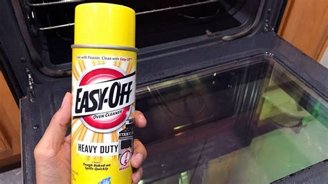 can i use easy off oven cleaner on a gas oven